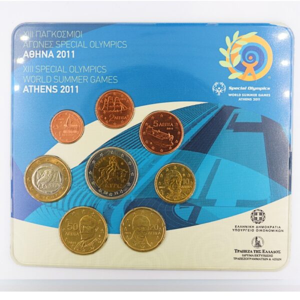 blister 2011 euro unc special olympics greece