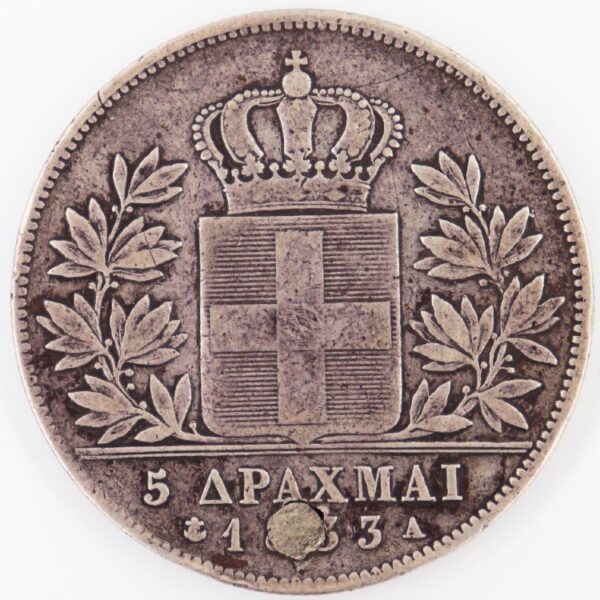 5 drachmai 1833-a otto