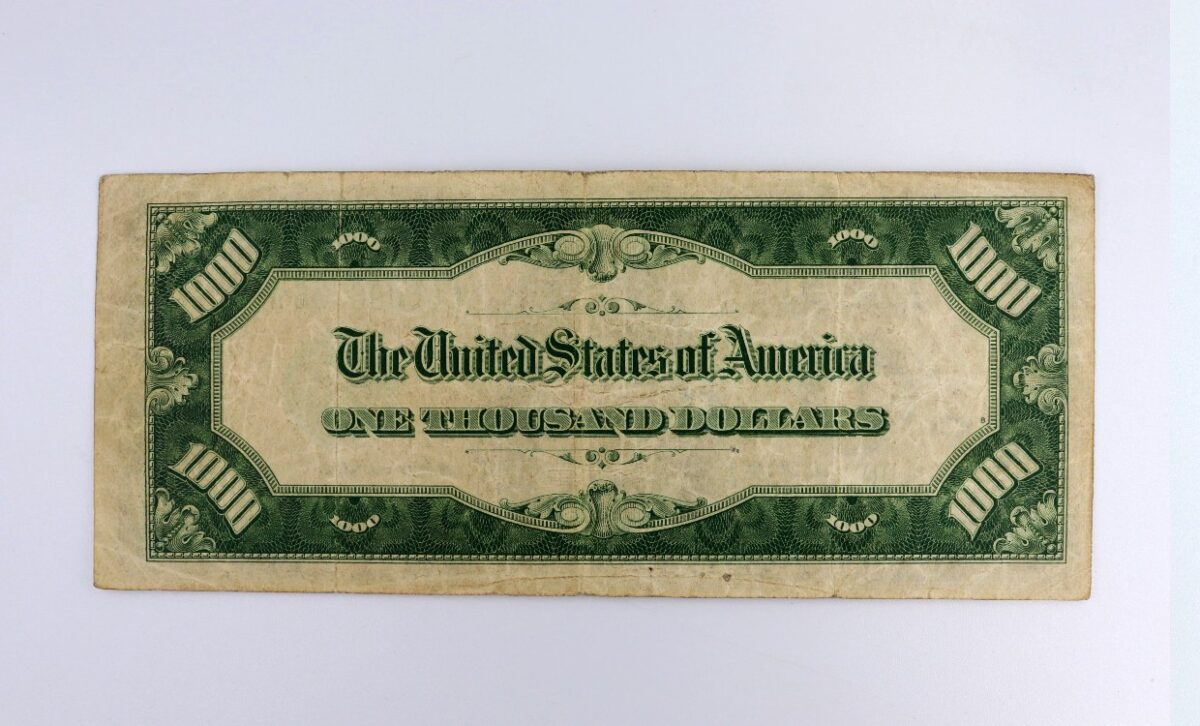 1000 dollars serie 1934 a banknote