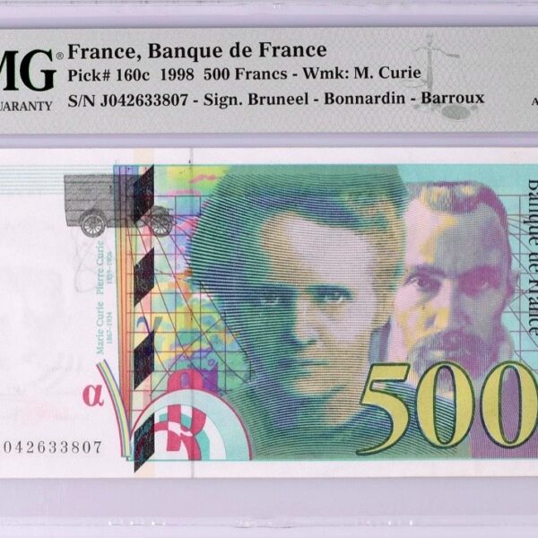 500 francs 1998 france au53