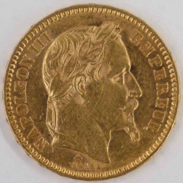 20 francs 1862-a paris mint
