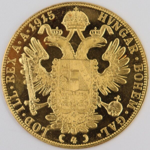 4 ducats franz joseph i austria gold proof coin