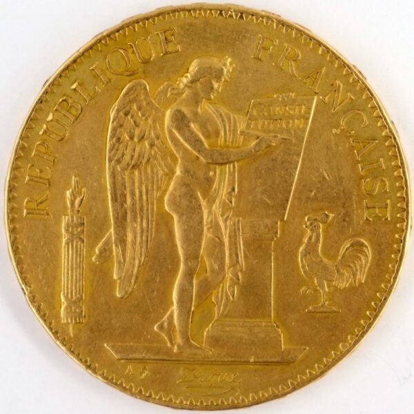 100 francs 1879-a france gold coin