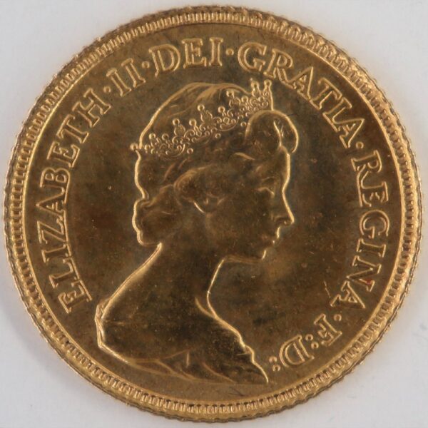 half sovereign 1982 elizabeth ii gold coin