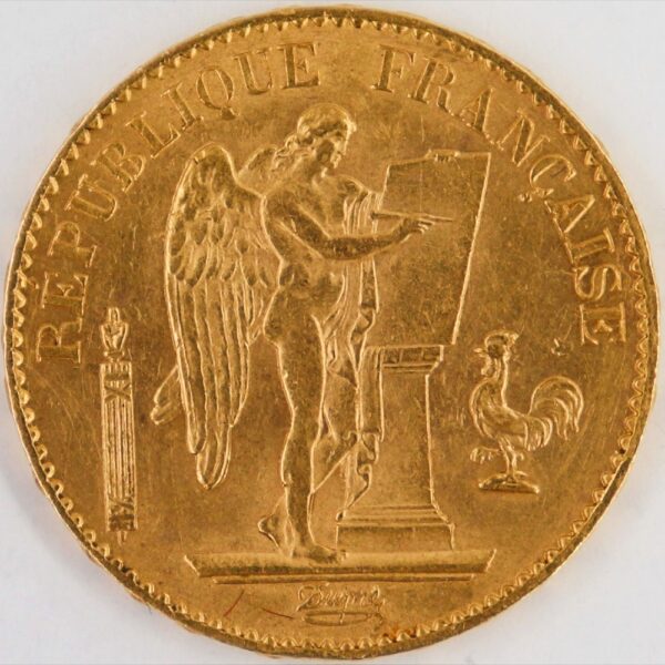 20 francs 1887-a france gold coin