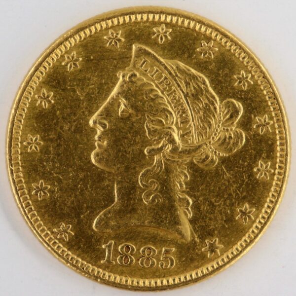 10 dollars 1885-s liberty head