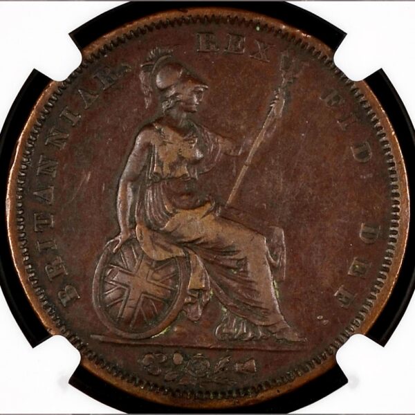 1 penny 1827 george iv