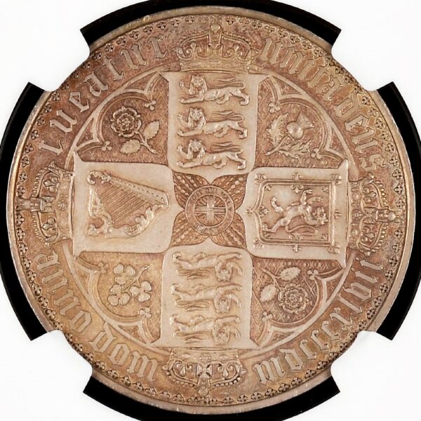 1 crown 1847 gothic type un dec victoria