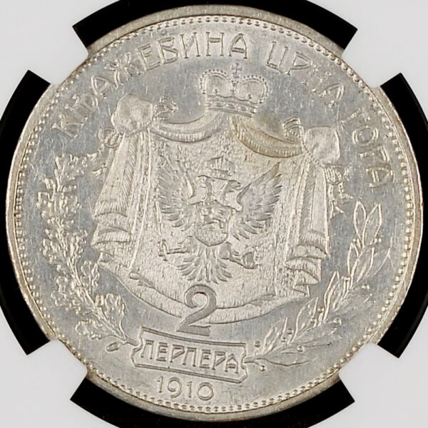 2 perpera 1910 montenegro