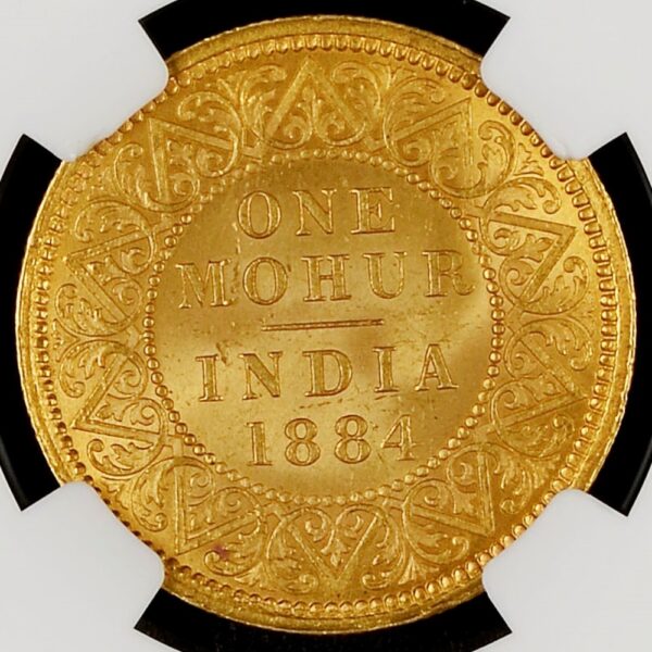 1 mohur 1884c india victoria