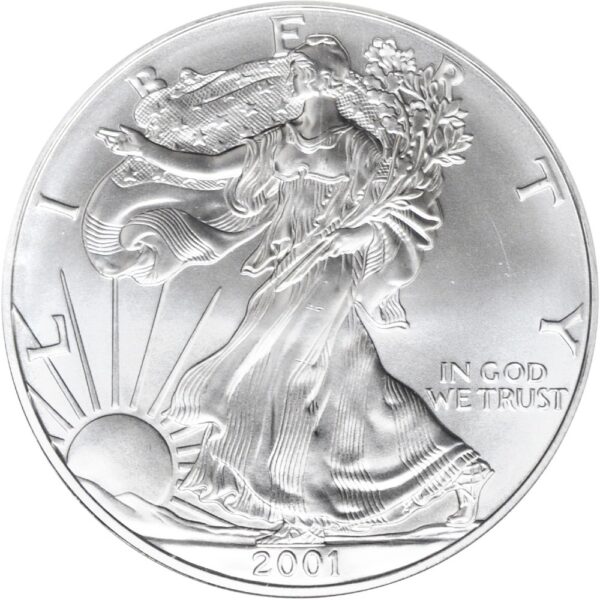 silver eagle 2001 1 dollar