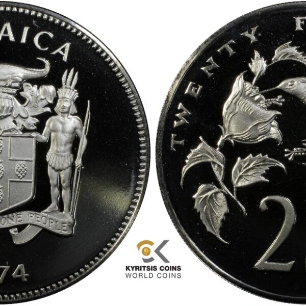 25 cents 1974 fm jamaica