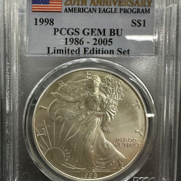 1oz eagle 1998 dollar american
